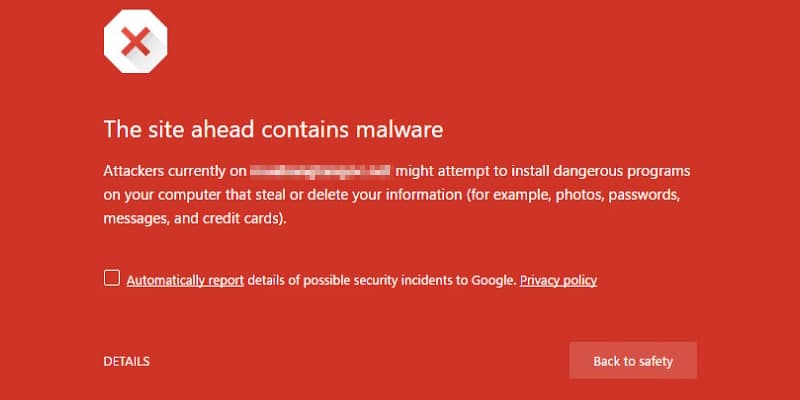 malware warning