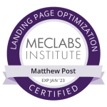 MECLABS Landing Page Optimization Certified